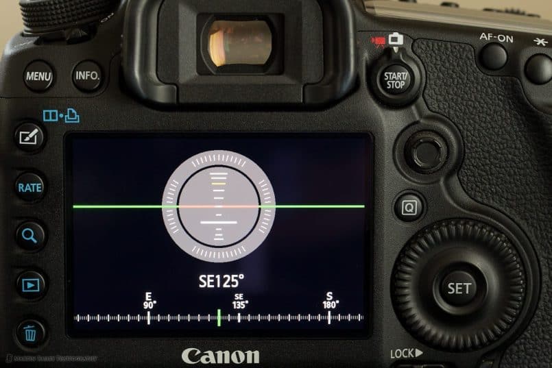 Compass Information on Electronic Level