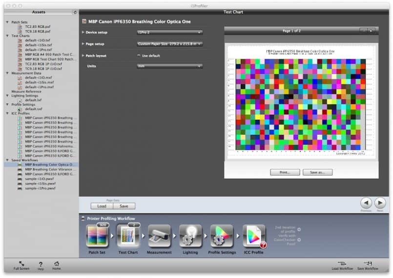 Printer Profiling Targets