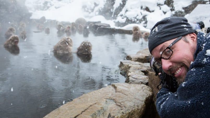 David duChemin with the Snow Monkeys