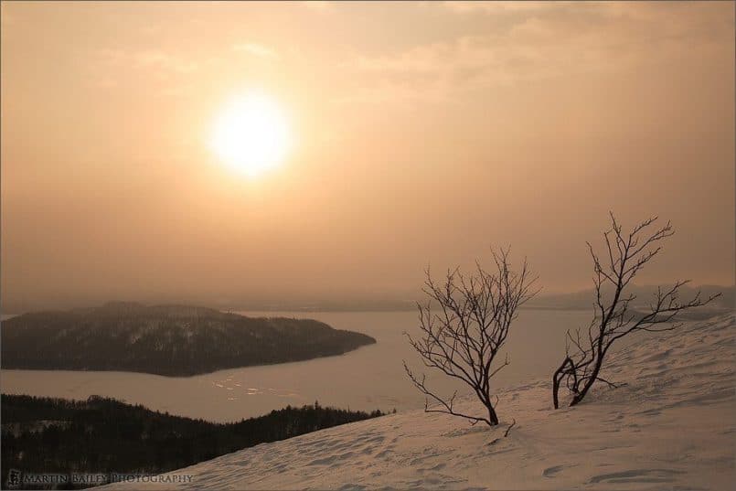 Sunrise Over Kussharo Lake from Bihoro Pass #2