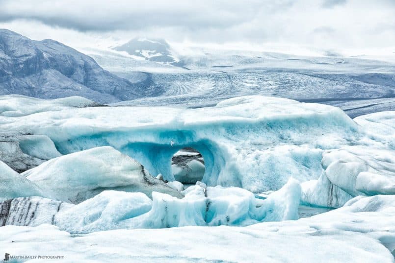 Jökulsárlón Lagoon Ice Arch