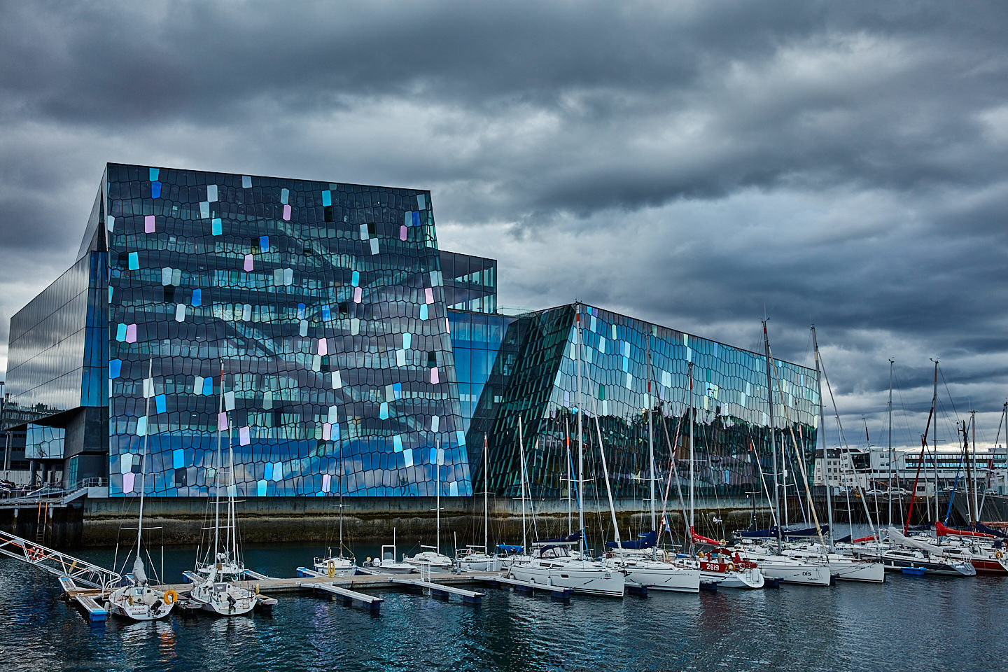 Harpa Building and Harbor