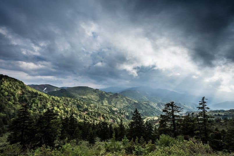 Yokoteyama Stormy Skies