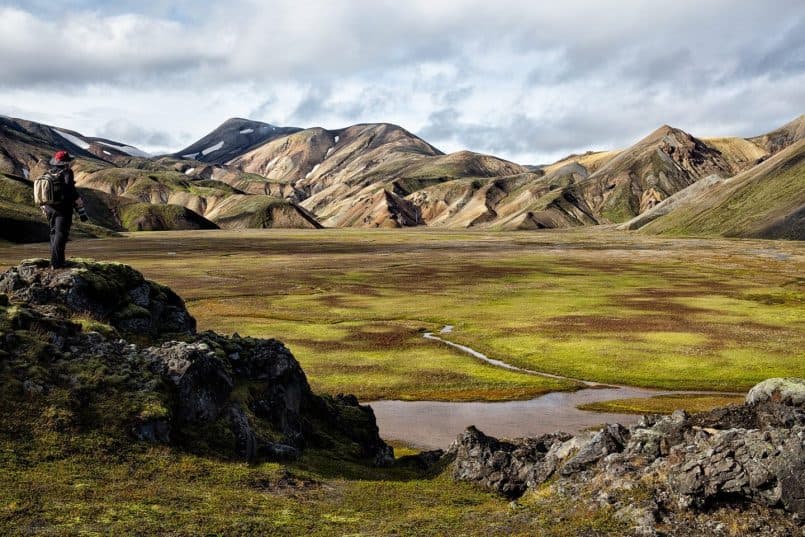 Martin in Landmannalaugar