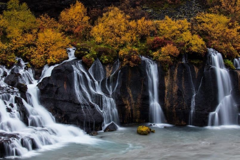 Hraunfossar Angel