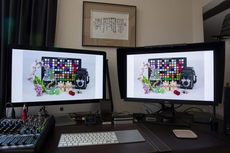 BenQ SW2700PT with iMac 27" Display