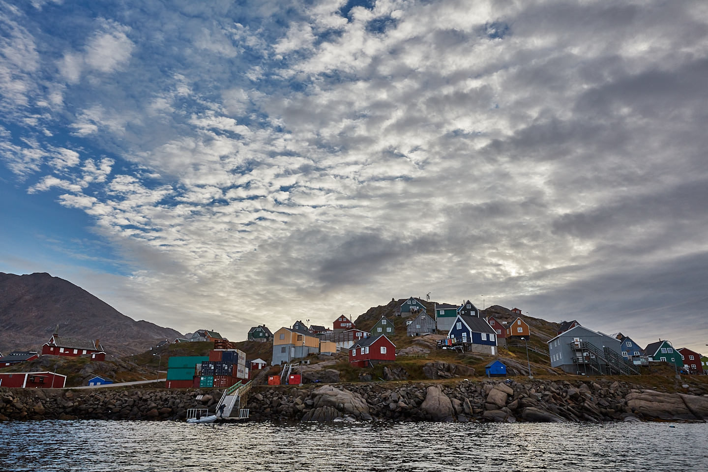 Town and Dock at Tasiilaq