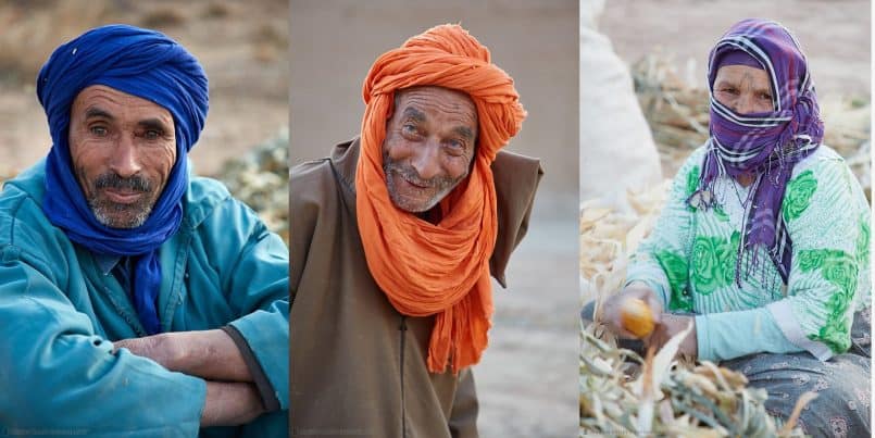 Three Workers at Kasbah