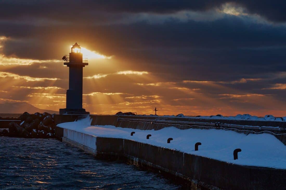 Noshappu Lighhouse Sunset