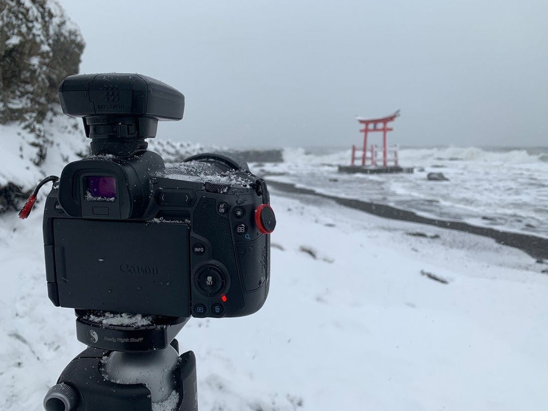 EOS R in Snow