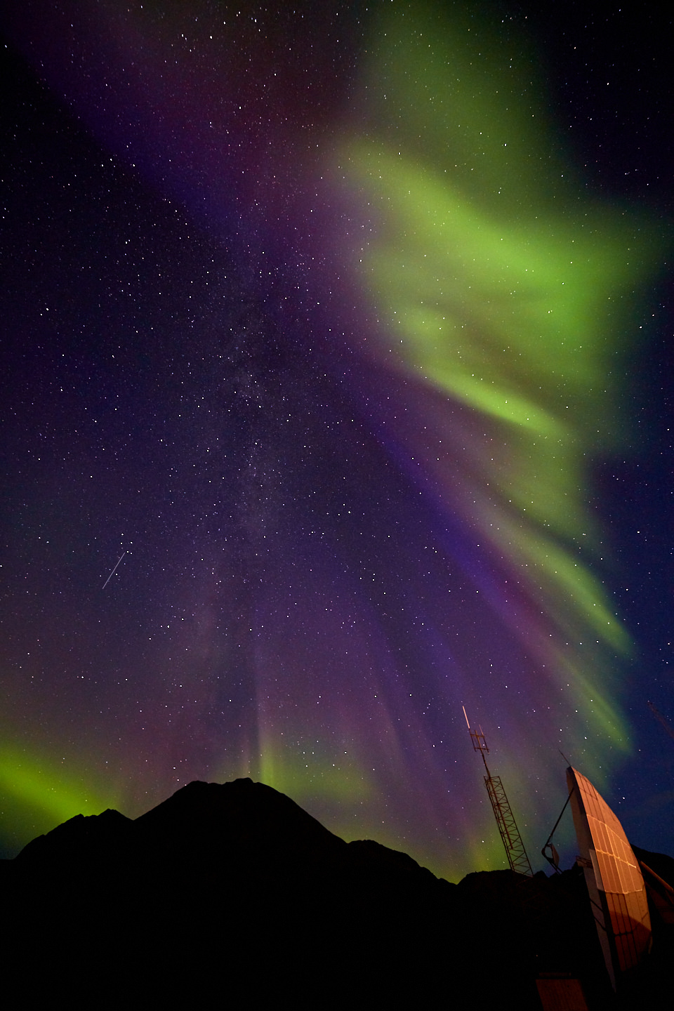 Aurora Borealis Near Tasiilaq