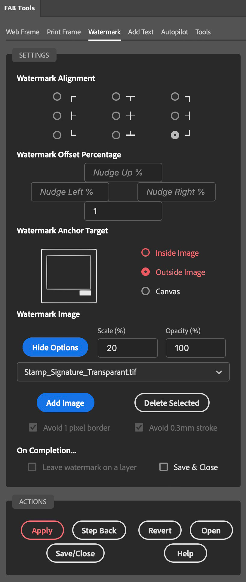 Watermarks Module