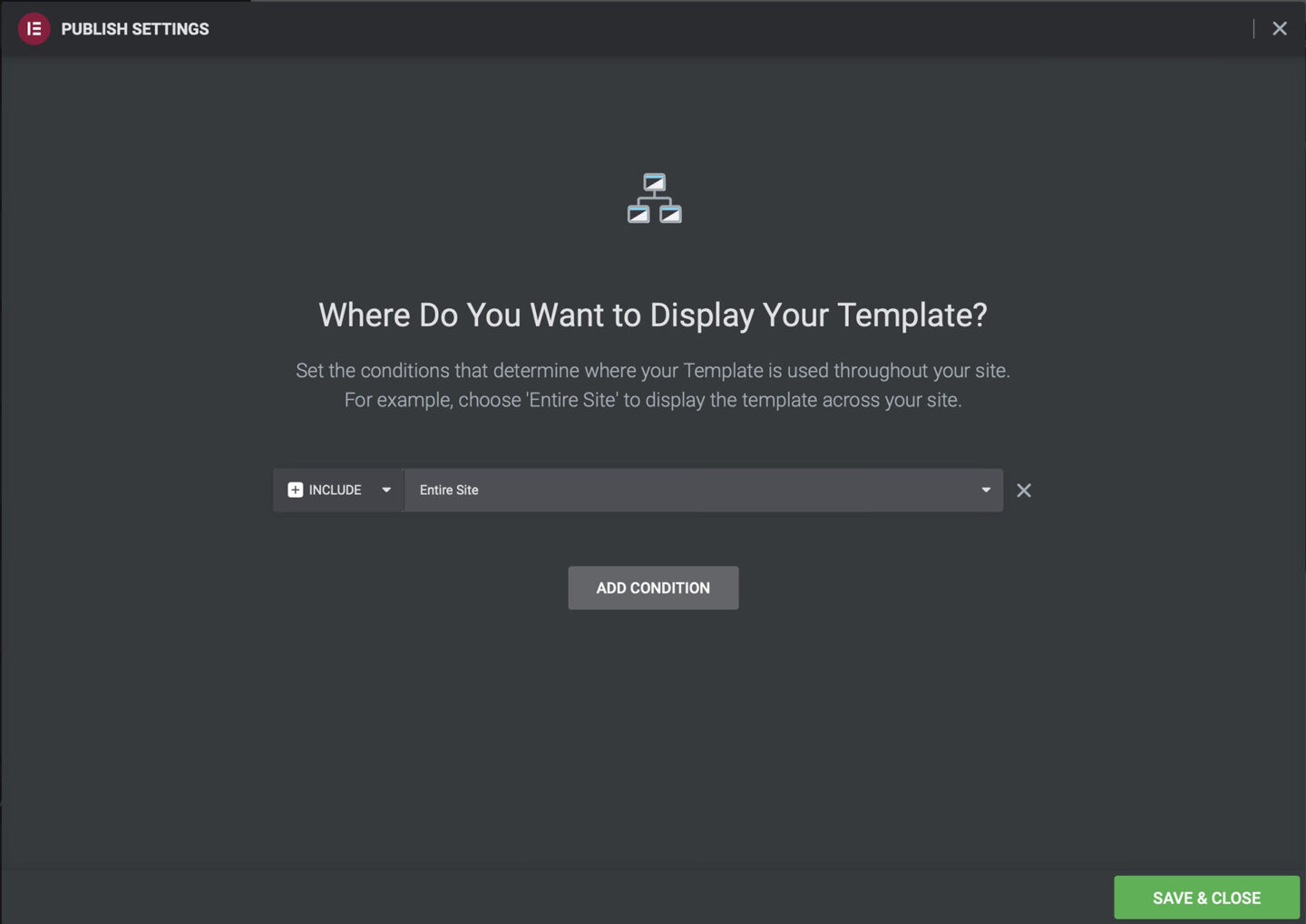 Display Conditions