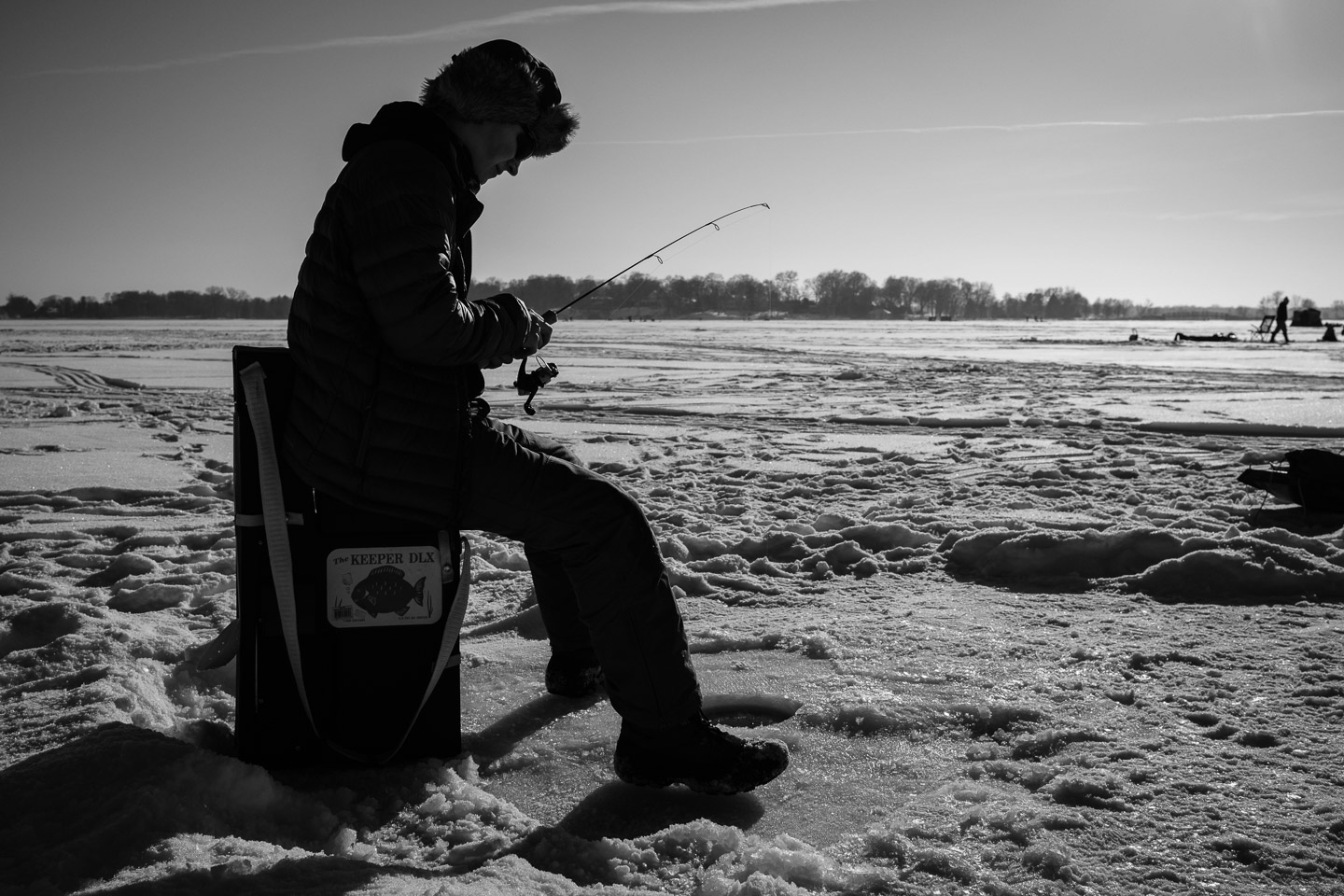 The Keeper DLX Ice Fishing Chair