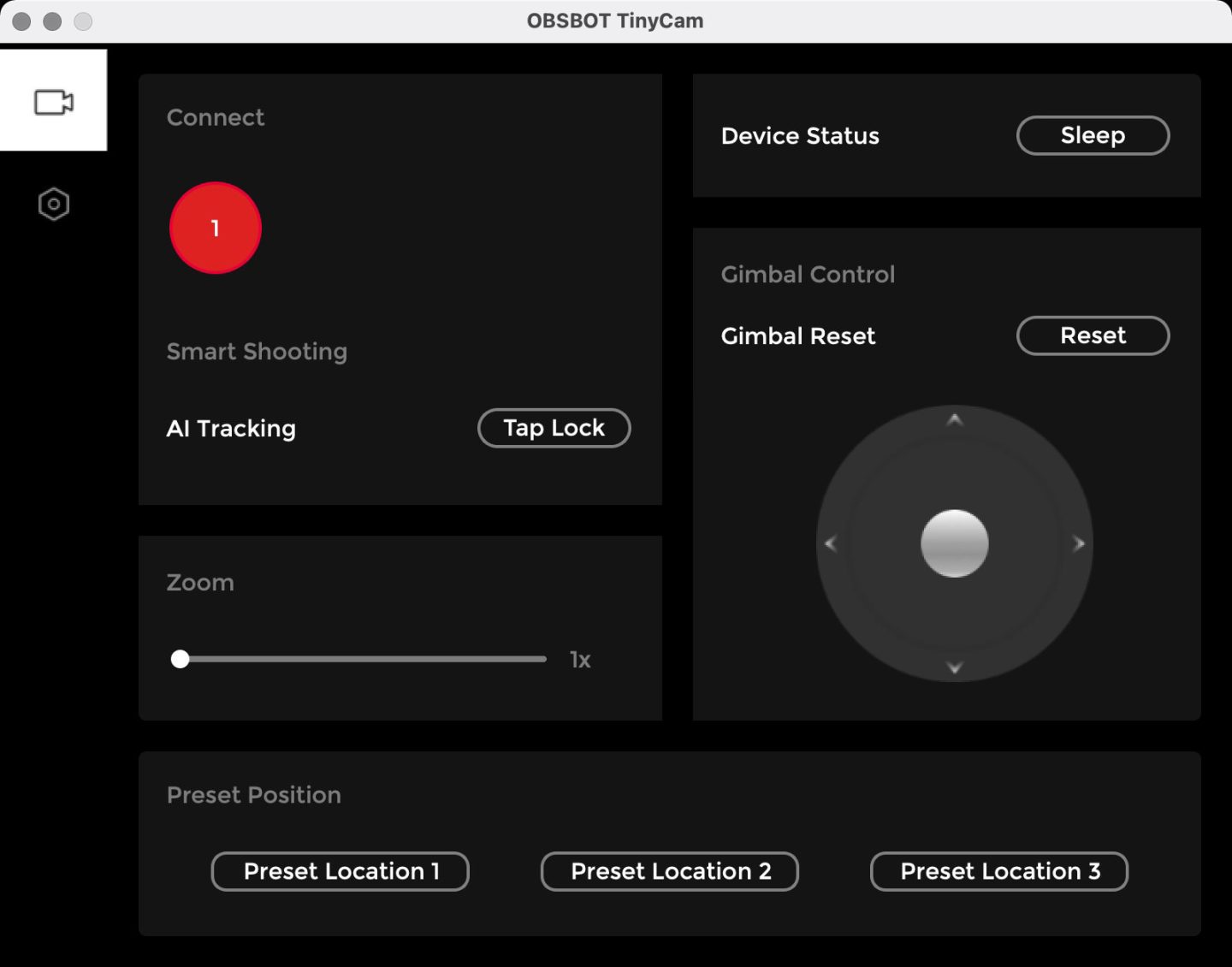 Obsbot TinyCam Software